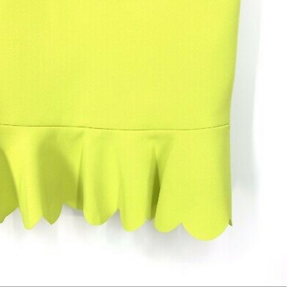 J. Crew Factory Size 0 Scalloped Drop Hem Dress - Picture 4 of 5